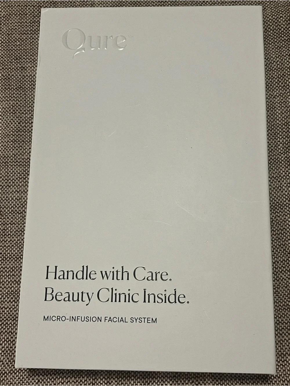 NWT Qure Micro-Infusion Facial System- 3 Month Bundle